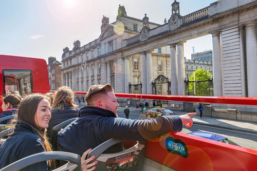 Ônibus panorâmico Hop On / Hop Off em Dublin Ingresso de 48 Horas