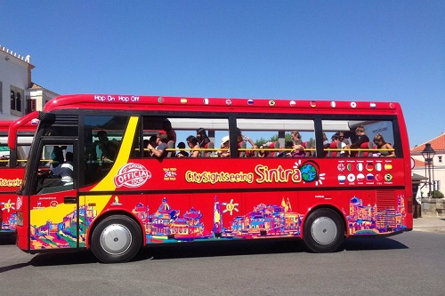 Ônibus panorâmico Hop On / Hop Off em Sintra Ingresso de 24 Horas
